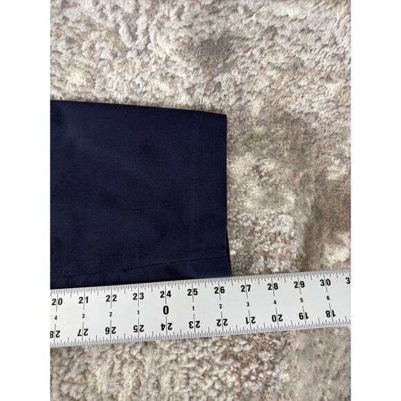 LOFT Womens Plus Size 22 Marisa Skinny Flat Front Button Zip Navy Pocket Pants - Picture 7 of 13